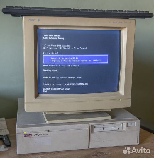 Раритет компьютер digital decpc LPV 486DX2-66 ретр