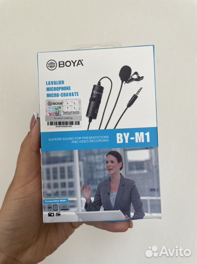 Петличный микрофон boya