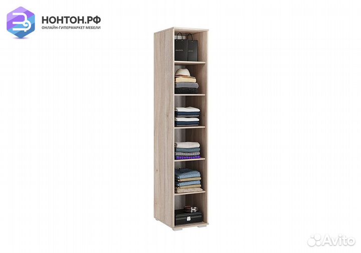 Шкаф однодверный Панда 01.01 дуб мария / белый