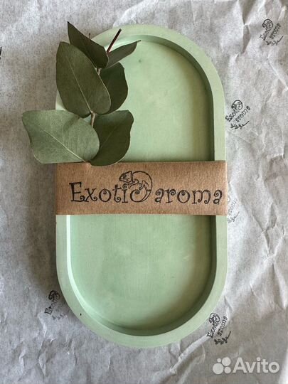 Поднос из гипса