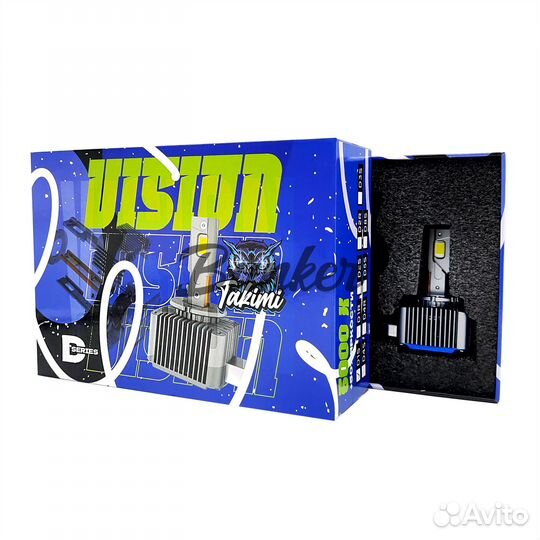 Светодиодные LED лампы Takimi Vision D1S 6000К,12V