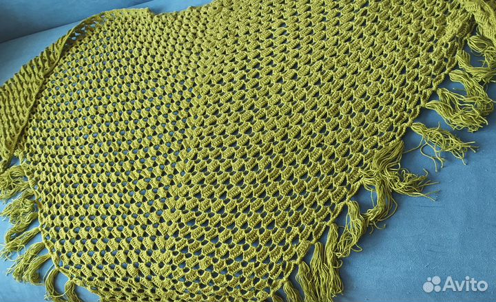 Шикарный треугольный платок, палантин