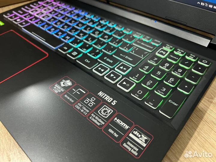 Новый игровой Acer Nitro 5 i5/3060/512SSD/144Ghz