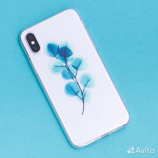 Чехол Luazon для iPhone X/XS силиконовый белый