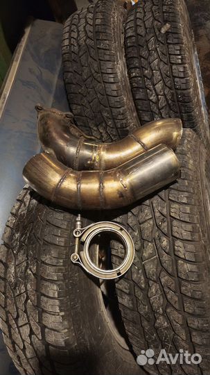 Нержавейка вбанд труба 76мм выхлоп