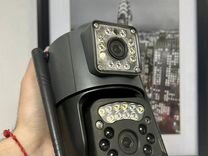 Камера видеонаблюдения сим карта два объектива 4g