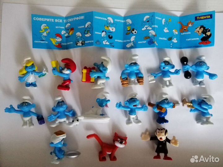 Киндер сюрприз и не киндер. Смурфики