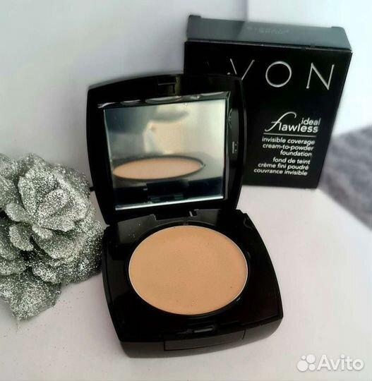 Крем пудра для лица / пудра / тональная крем-пудра