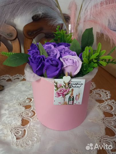 Букет букет из мыльных цветов