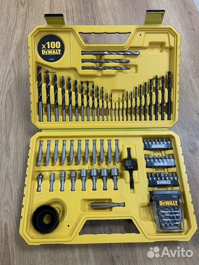 Набор сверл и бит dewalt DT71563 (100 предметов)