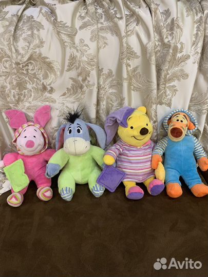 Мягкие игрушки Винни и его друзья 33-35 см