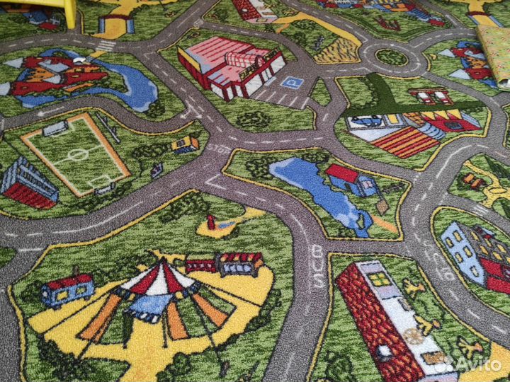 Ковер безворсовый детский 220/200