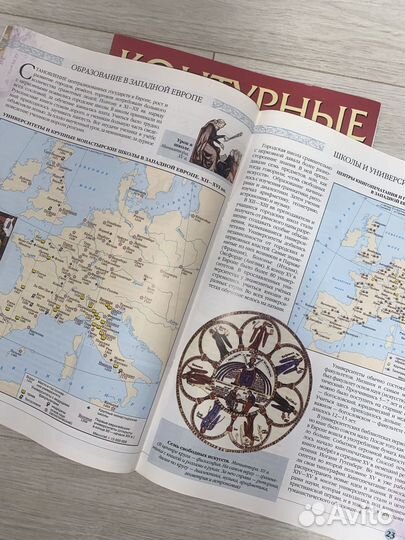 Атлас и контурные карты по истории 6 класс