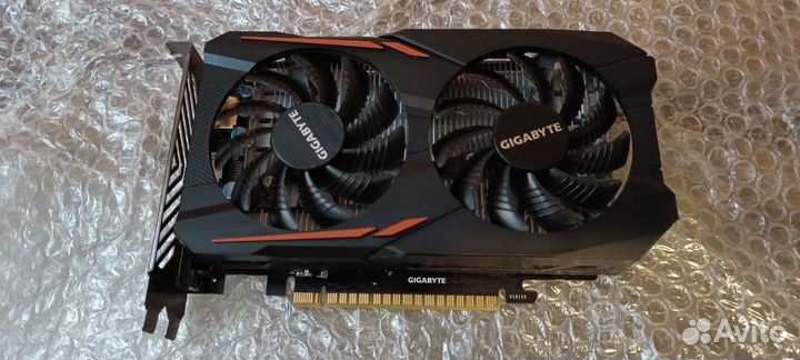 Видеокарта gigabyte GeForce GTX 1050 Ti OC 4G (GV
