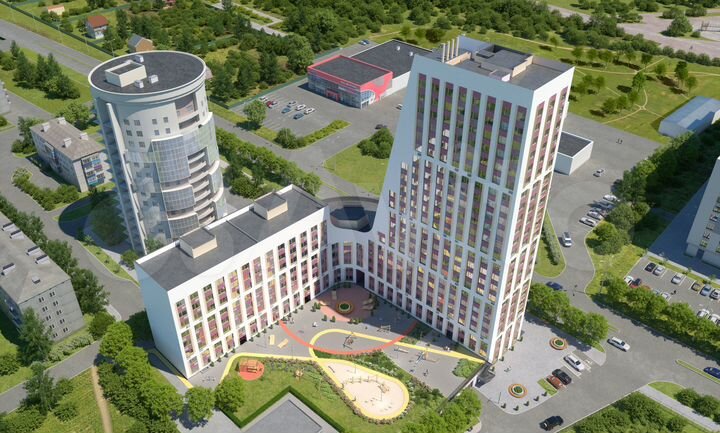 2-к. квартира, 58,8 м², 5/23 эт.