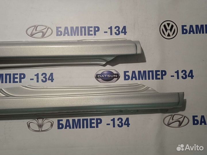 Накладки на пороги Лада Калина 1 Рислинг -610