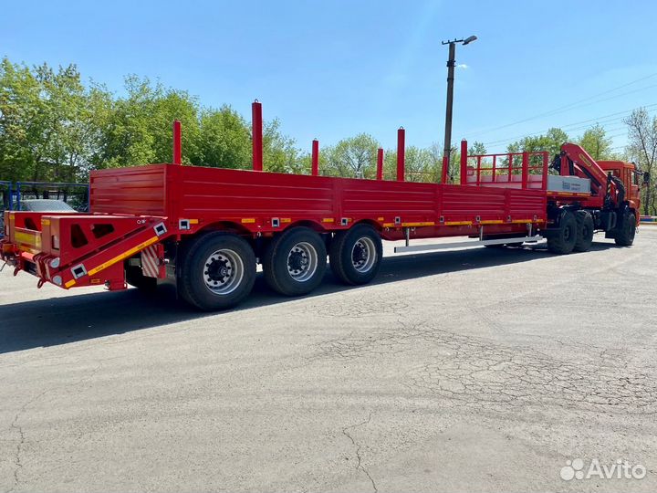 Полуприцеп трал (тяжеловоз) Политранс ТСП 94163, 2023