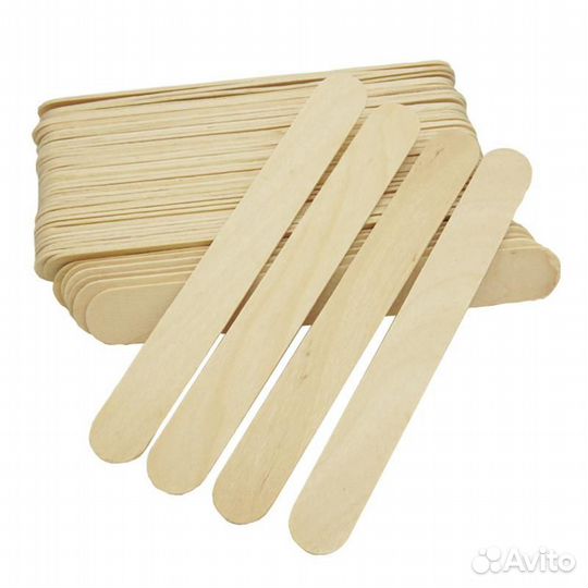 Шпатель для депиляции деревянный 100 шт