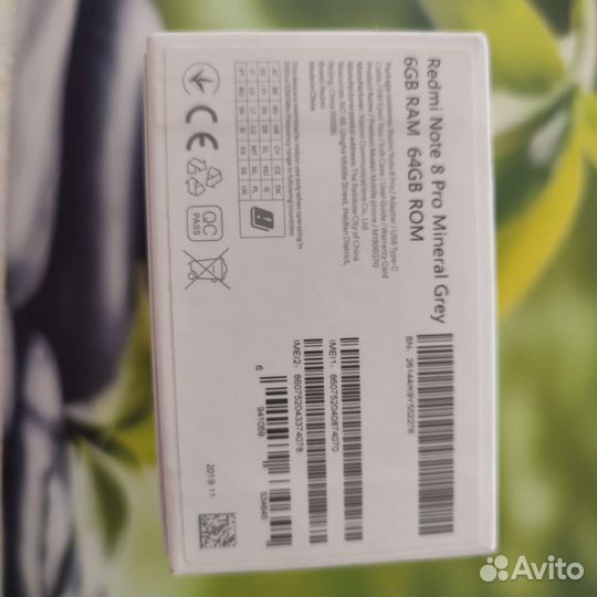 Телефон хаоми redmi нот8про