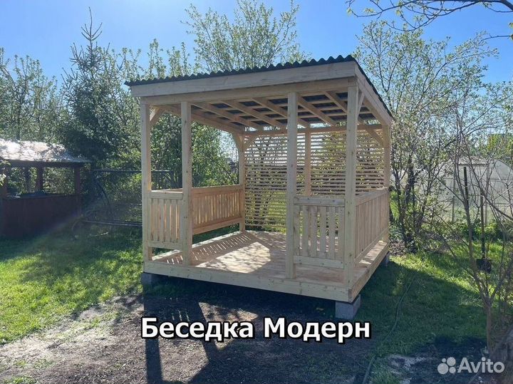 Деревянные беседки