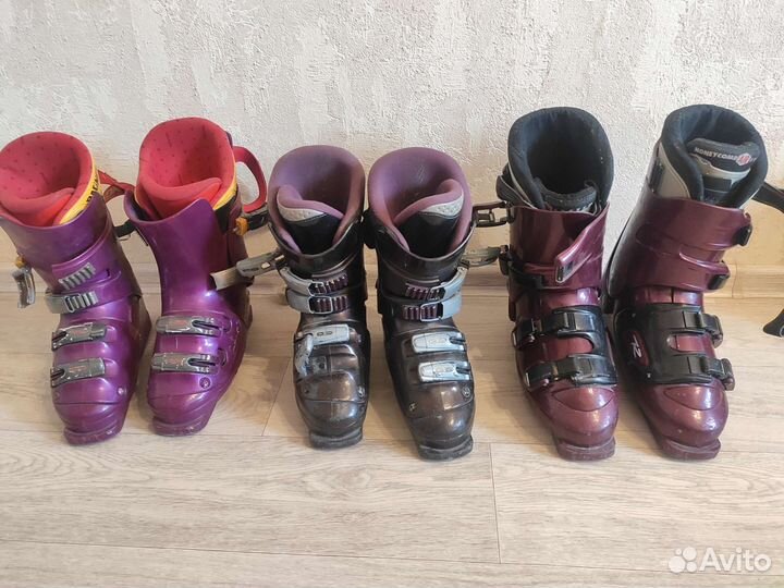Горные лыжи с ботинками