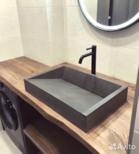 Раковина из бетона