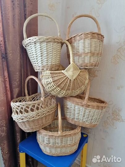 Корзины плетеные из лозы