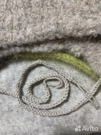 Детская зимняя шапка медвежонок