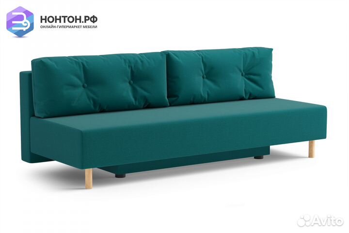 Диван еврокнижка Сайле изумрудный