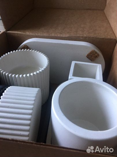 Гипсовые кашпо