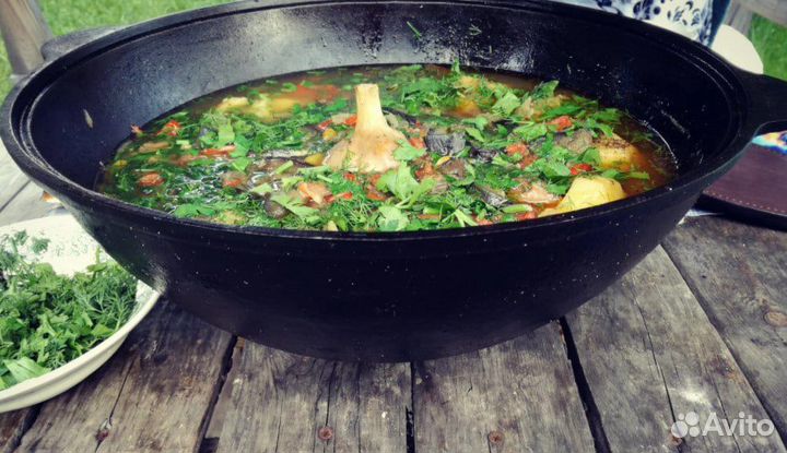 Казан наманганский чугун 10 литров