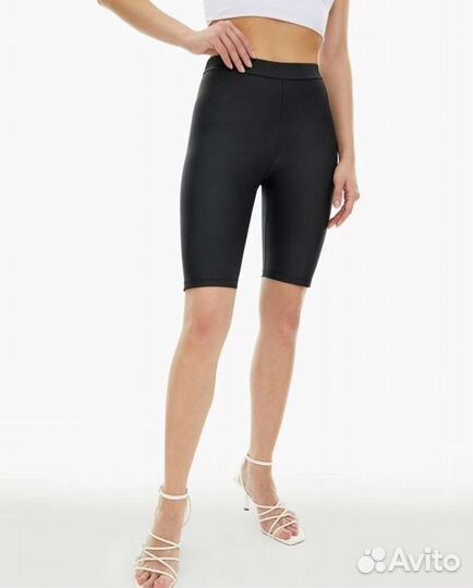 Велосипедки из матовой экокожи М и L