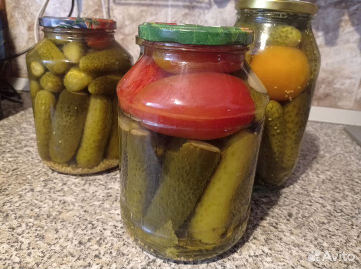 Грибы, огурчики и овощные заготовки