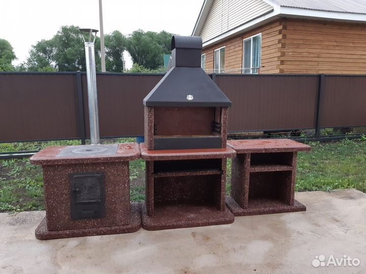 Модульные печи барбекю,печь под казан,тандыр