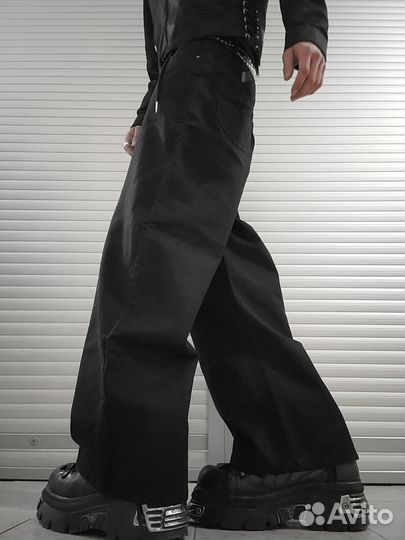 Джинсы широкие рэп трубы type balenciaga jnco rap