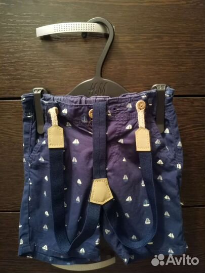 Шорты с подтяжками детские H&M