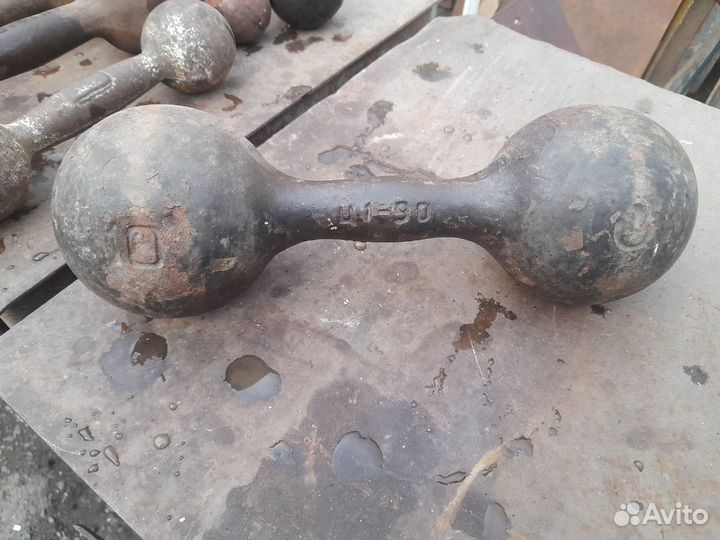 Гантели разные 10кг - 0.25кг