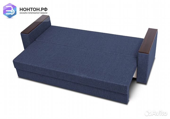 Диван еврокнижка Атланта синий