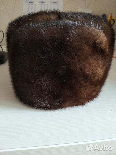 Норковая шапка мужская новая