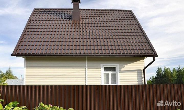 Металлочерепица, профнастил, сайдинг