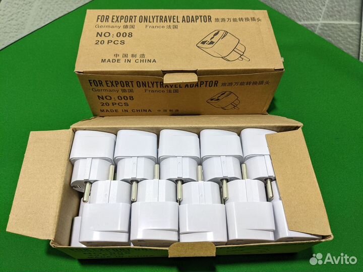 Переходник - сетевой адаптер с китайской на евро