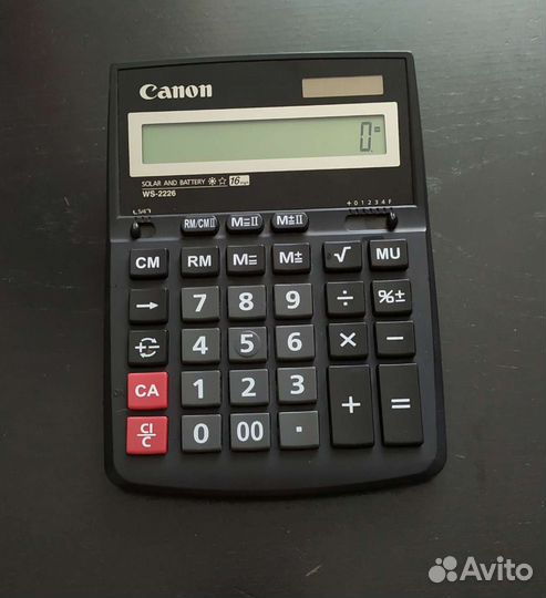Калькулятор canon