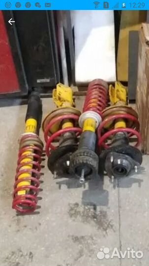 Стойки амортизаторы комплект evolution lancer x 10
