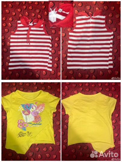 Детские вещи пакетом на девочку 80