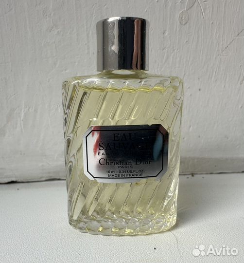 Christian dior eau sauvage 10 мл винтаж 1996