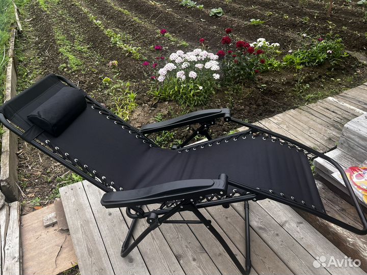 Шезлонг лежак складной