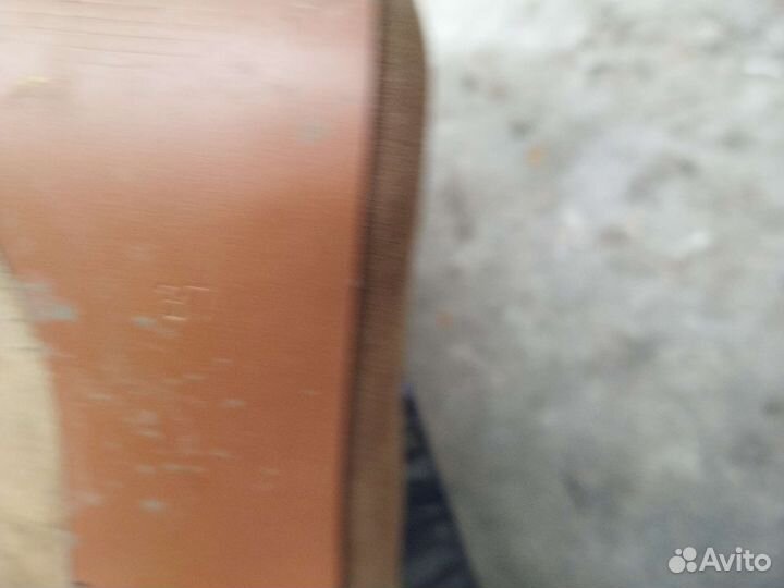 Туфли женские 37 размер бежевые