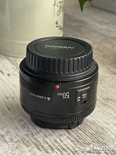 Объектив yongnuo 50mm f1 8