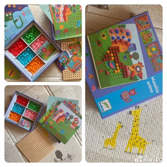 Набор для творчества djeco Мозаика. Животные