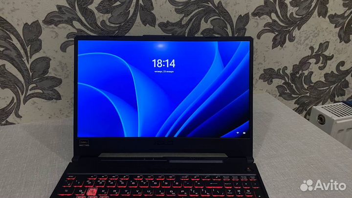 Игровой ноутбук asus i5-10300h + 1650 + 16gb
